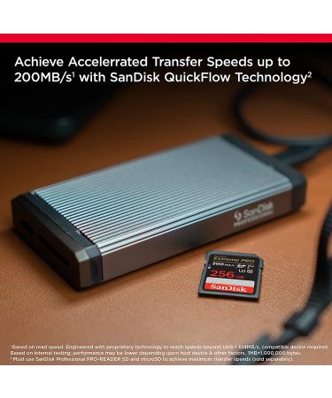 SanDisk 256GB Extreme PRO SDXC Memory Card - 4K UHD, C10, U3, V30 - Buy Online on GoSupps.com