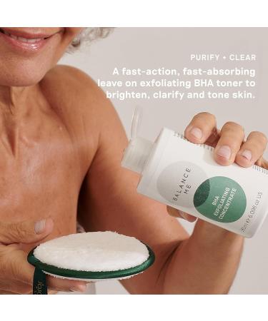 Balance Me BHA Exfoliating Concentrate With Salicylic Acid Exfoliates Fights Blackheads & Breakouts For All Skin Types Vegan & Cruelty Free Made In UK 180 ml - Buy Online on GoSupps.com