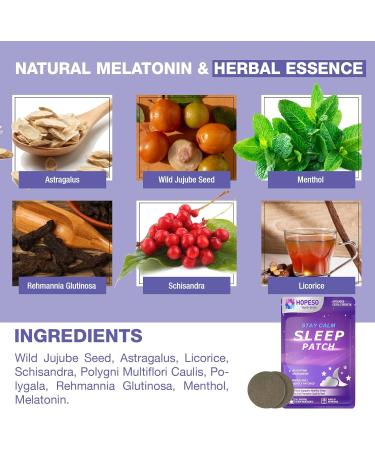 Sleep Patches with Melatonin & Herbal Extracts for Deeper Sleep - 50Pcs - Buy Online on GoSupps.com