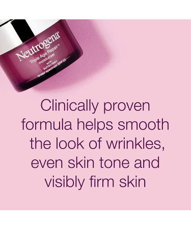 Neutrogena Triple Age Repair Anti-Aging Moisturizer with SPF 25, Vitamin C, Shea Butter - 1.7 oz - Buy Online on GoSupps.com