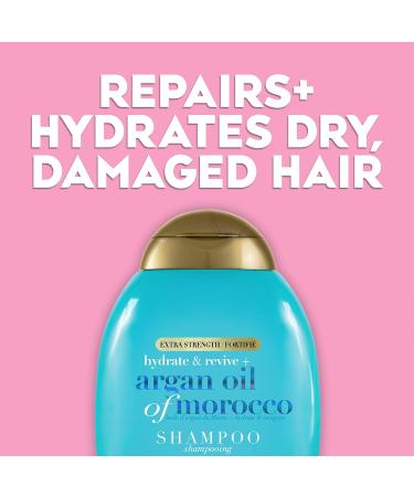 OGX Hydrate and Repair + Argan Oil of Morocco Extra Strength Shampoo 385ml - Buy Online on GoSupps.com