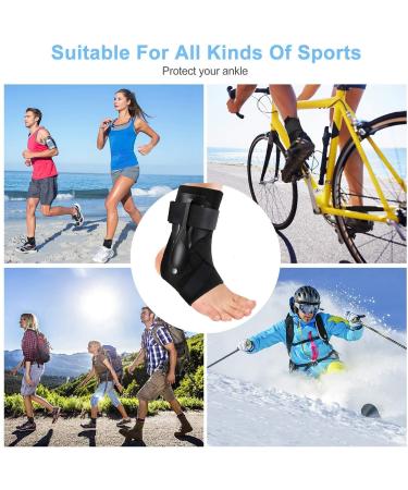 Ankle Brace for Sprains | Support & Stabilization for Volleyball & Basketball - Adjustable Ankle Splint for Men & Women - Buy Online on GoSupps.com
