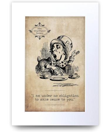 HWC Trading A4 Alice in Wonderland Nursery Prints - Set of 6 Decorative Gifts for Baby's Room Decoration - Buy Online on GoSupps.com