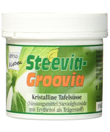 Health & Life |New design |Vitaldoc Steevia Groovia 4: 1 |Erythrit Steviolglykosides |4 x sweeter than sugar - calorie -free |To bake and cook - tasteless