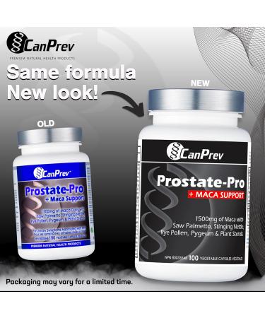 CanPrev Prostate-Pro + Maca Support | 100 v-caps l Supports Optimal Prostate Health l With Vitamin D3 & Zinc Citrate - Buy Online on GoSupps.com