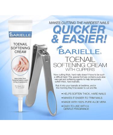 Barielle Toenail Softening Cream 1.18 oz + Nail Clippers - Buy Online on GoSupps.com