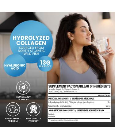 NOVA PHARMA Marine Collagen Powder with Hyaluronic Acid - Hydrolyzed Collagen Peptides Protein Powder Supplement for Anti-Aging Skin Health Nail & Hair Growth 30 Servings (Lotus & Passion fruit) - Buy Online on GoSupps.com