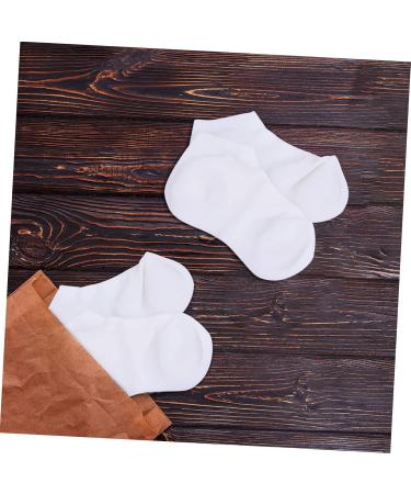 HAPINARY 1 Pair Protective Socks Moisturizing Cotton Silicone Socks for Women Moisturizing Sock Cracked Feet Socks Women s Socks Night Heel Socks Women's Sole of Foot White Sebs 21X13cm - Buy Online on GoSupps.com