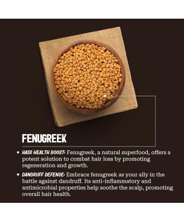 Fenugreek Restorative Deep Conditioning Mask | Best Ayurvedic Hair Treatment for Men & Women | Nourishing & Moisturizing | Hair Growth for Dry & Damaged Hair - 6.7 oz - Buy Online on GoSupps.com