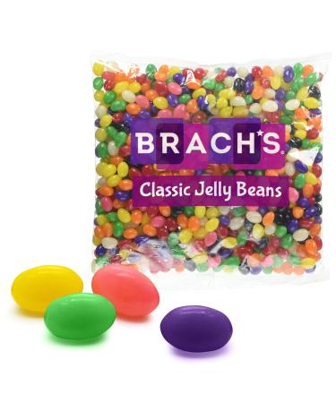 Brach's Classic Jelly Beans 2LB Bulk Candy Bag - Candy Variety Pack with Delicious and Intense Fruity Flavors  Easter Candy Jelly Beans Candy Bag  Ideal for Parties, Candy Bowl Fillers 2 Pound (Pack of 1)