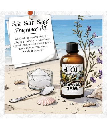 HIQILI 30ML Bergamot Essential Oil & 30ML Sea Salt Sage Fragrance Oil for DIY Diffuser - Buy Online on GoSupps.com