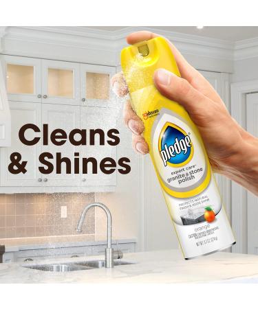 Buy Pledge Granite and Marble Cleaner Spray - Citrus Sunshine 9.7 oz | Effective International Shipping - Buy Online on GoSupps.com