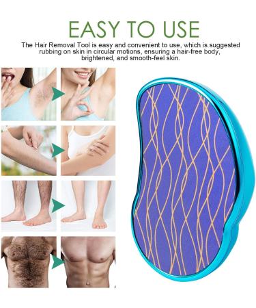 Crystal Epilator - Magic Hair Removal Peeling Tool | Quick Use Blue Coated Solution for Smooth Skin - Buy Online on GoSupps.com