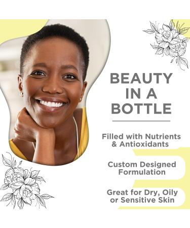 Skin Nation Vitamin C Serum Deep Penetration for Collagen Boost Dark Spot Reduction & Intense Hydration - Shop Internationally - Buy Online on GoSupps.com