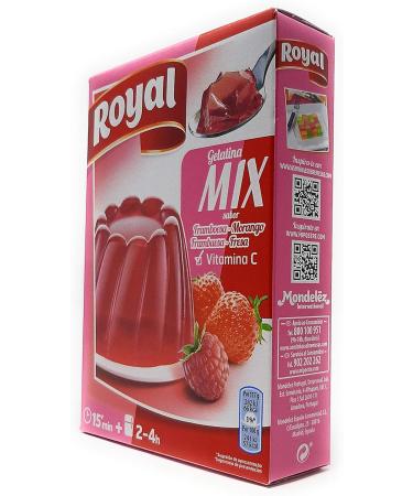 Royal G latine Go t Framboise et Fraise G latine 30% de Sucre en Moins 114 gr. - Buy Online on GoSupps.com