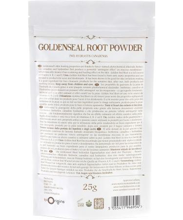 Goldenseal root powder 25 g - Buy Online on GoSupps.com