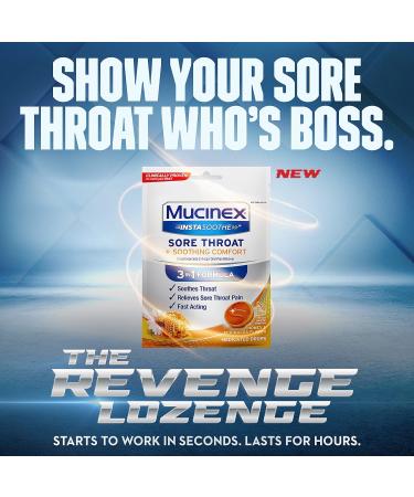 Mucinex InstaSoothe Sore Throat Lozenges - Honey & Echinacea (36/40 ct) - Buy Online on GoSupps.com