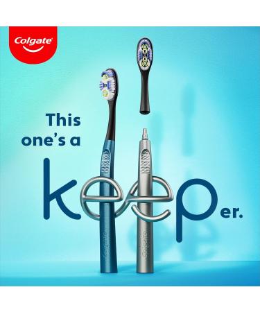 Colgate Keep 360 Deep Clean Soft Toothbrush Starter Pack | Interchangeable Heads | Reusable Metal Handle | 2 Soft Deep Cleaning Heads | International Shipping - Buy Online on GoSupps.com
