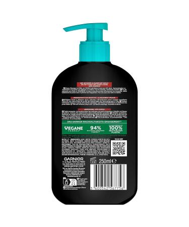 Garnier Hautklar Cleansing Gel 250ml | BHA Carbon Cleanser Anti-Blackhead & Pimple Wash - Buy Online Internationally - Buy Online on GoSupps.com