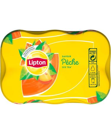 Lipton Ice Tea Saveur P che 6 x 33 cl - Buy Online on GoSupps.com