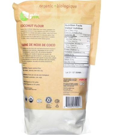 Yupik Organic Coconut Flour (powder Meal) 1kg 6 Count 1 kg (Pack of 6) - Buy Online on GoSupps.com