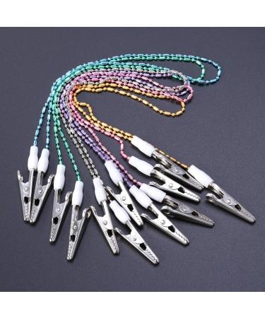 Buy Healifty Napkin Chain with Clips - 6 Flexible Bib Holders (Random Color) for Easy Dining & Dental Use - International Shipping Available - Buy Online on GoSupps.com