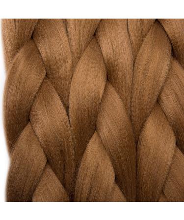 Tess Braids Extensions Brown - 60 cm Jumbo Kanecalon Hair Extensions (3 Pack) for Box Braids - 100g Chestnut Brown #30 - Buy Online on GoSupps.com