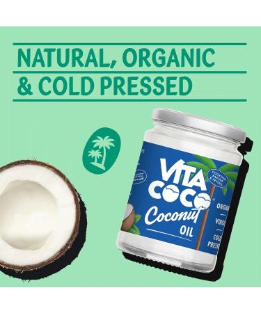 Vita Coco Organic Coconut Oil Extra Virgin Cold Pressed Keto Gluten Free Use as Cooking Oil Skin Moisturiser or Hair Shampoo 500 ml (Pack of 2) - Buy Online on GoSupps.com