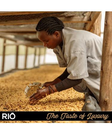 Rio Fair Trade 100% Rainforest Alliance Fairtrade Arabica Coffee Beans (1kg) (40) - Buy Online on GoSupps.com