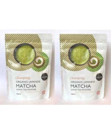 Clearspring Premium Matcha Green Tea Pack of 2 (40g)