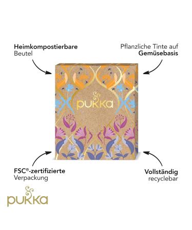 Pukka Favorite Selection Box - 9 Delicious Organic Teas | Sustainable Birthday Gift | 45 Tea Nights of 100% Biological Ingredients - Buy Online on GoSupps.com