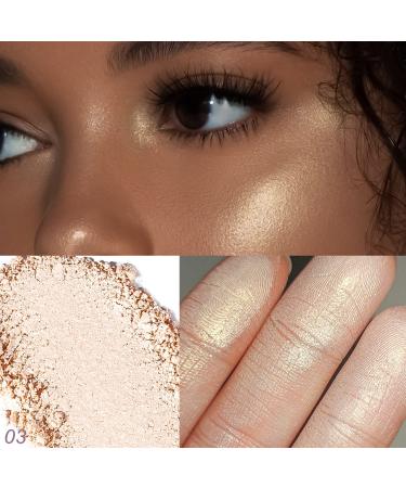 YOUNG VISION Baked Highlighter Powder Palette - Sheer Pearl Shimmer Shades - Face Makeup - Highly Pigmented - 0.19 Oz - Buy Online on GoSupps.com