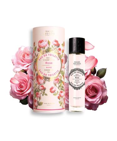 Panier des Sens - Rose Eau de Toilette - Valentines Day Gifts for Women - Light Rose Perfume for Women - Floral Fragrance - Gift Ideas for Her - Parfum Made in France Hair & Body Spray 1.7 Floz
