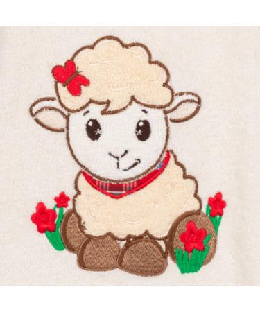 Morning Star Badeponcho - 100% Cotton Hooded Towel for Kids | Baby Bathrobe Sleepy Sheep 1-3 Years - Buy Online on GoSupps.com