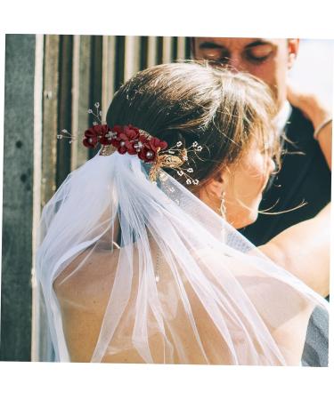 FRCOLOR 6 Sets Bridal Headwear Hair Accessories for Bride Bridal Hair Clip Side Fancy Hair Clips for Wedding Bridal Hair Pin Flower Claw Clips Wedding Headwear Wedding Bridal Tiaras Women - Buy Online on GoSupps.com