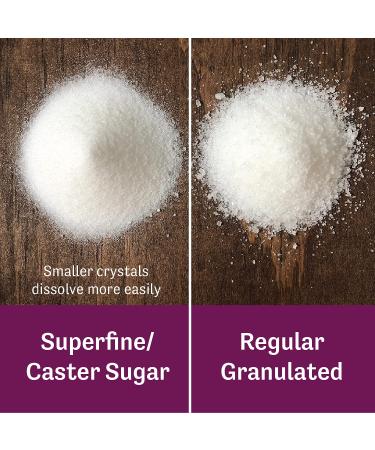 Judees Superfine Caster Sugar 2.5 lb - Gluten-Free and Nut-Free - Perfect for Baking and Simple Syrups - Made in USA - Buy Online on GoSupps.com
