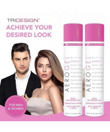 TRI Design Haircare Bundle: Aerogel Volumizing & Flexible Hold Hairspray + Covert Control Fast-Drying & Humidity-Resistant Hairspray For All Hair Types Lightweight & Non-Sticky Finish - Buy Online on GoSupps.com