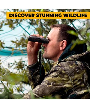 Koly BAK-4 Prism 10X25 Monocular | Compact Weather Resistant Scope for Bird Watching, Hiking, Hunting, Archery | 10X Magnification | Black - Buy Online on GoSupps.com