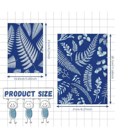 Sensitivity Nature Printing Paper Set - 32 Sheets Sun Print Cyanotype Paper for Kids & Adults - Arts Crafts DIY Project - A4 & A5 Sizes - Buy Online on GoSupps.com