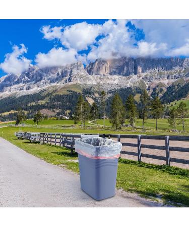 Yuright 30 Gallon Clear Lawn and Leaf Garbage bags with Drawstring  60 Counts - Buy Online on GoSupps.com