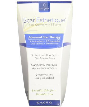 Scar Esthetique Scar Cr me with Polypeptides & 10 Anti-Oxidants - 2 oz | Effective Scar Treatment - Buy Online on GoSupps.com