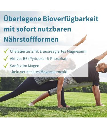 Neurobalance ZMB6 Tablets - High Dose Zinc Vitamin B6 & Magnesium | Vegan 360 Tablets for Optimal Wellness - Buy Online on GoSupps.com