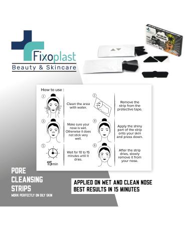 Pore Cleansing Strips - Charcoal Blackhead Remover for Nose Chin & T-Zone | 40 Strips - Buy Online on GoSupps.com