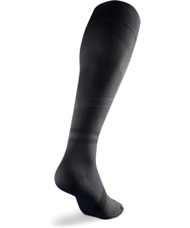 Thuasne UP Recovery Long Socks - Degressive Compression for Ankle to Calf - Black (Size 35-38 M) | International Shipping Available - Buy Online on GoSupps.com