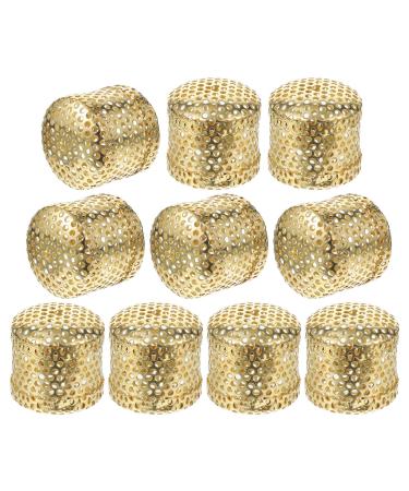 Gatuida Braces 10pcs Boxes Smoker Tool Moxibustion Tool Copper Hyperthermia Metal Stand 3.5X3.5cm Golden