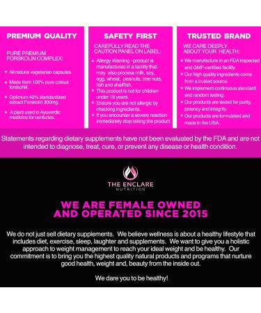 Forskolin Diet Pills for Women & Men - Weight & Fat Reduction Support - Energy & Fitness Boost - 300mg Pure Coleus Forskohlii Extract - Vegan Formula - Buy Online on GoSupps.com