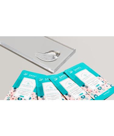 Korean Sano Silk Mask - Vegan Zombie Mask with Centella Asiatica - K Beauty One Step Face Mask for Glass Skin - Anti Aging and Pore Tightening - 4 Pack - Buy Online on GoSupps.com