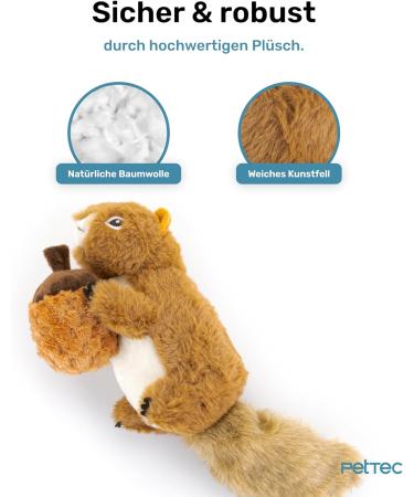 Buy Pettec Interactive Cat Toys - Electric Movable Squirrel with Catnip | Automatic Self-Employment Toy for Cats - Buy Online on GoSupps.com