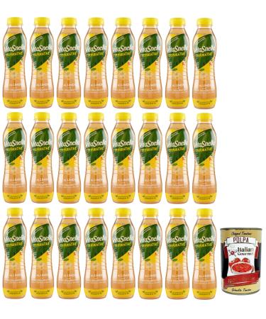 Italian Gourmet E.R. Vitasnella Depurath T al Limone lemon iced tea with cleansing herbs rosehip and lemon balm sugar-free sugar-free disposable PET 500 ml + Italian Gourmet Polpa di Pomodoro