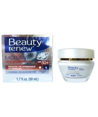 Beauty Renew 50+ Exclusive Day & Night Face Moisturizer Cream Diamonds and Brazilian Saphire - Buy Online on GoSupps.com
